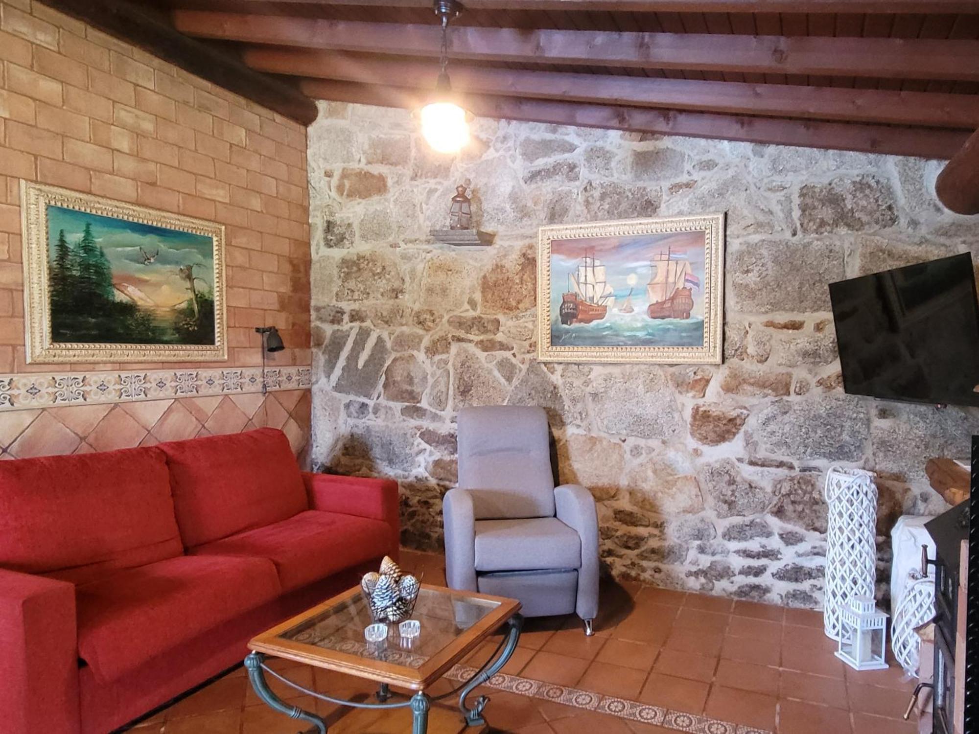 Casa Rustica Piscina, Apartadino Pobra Do Caraminal Dış mekan fotoğraf